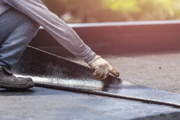 Professional Emergency Waterproofing technician working in Palmyra, NJ